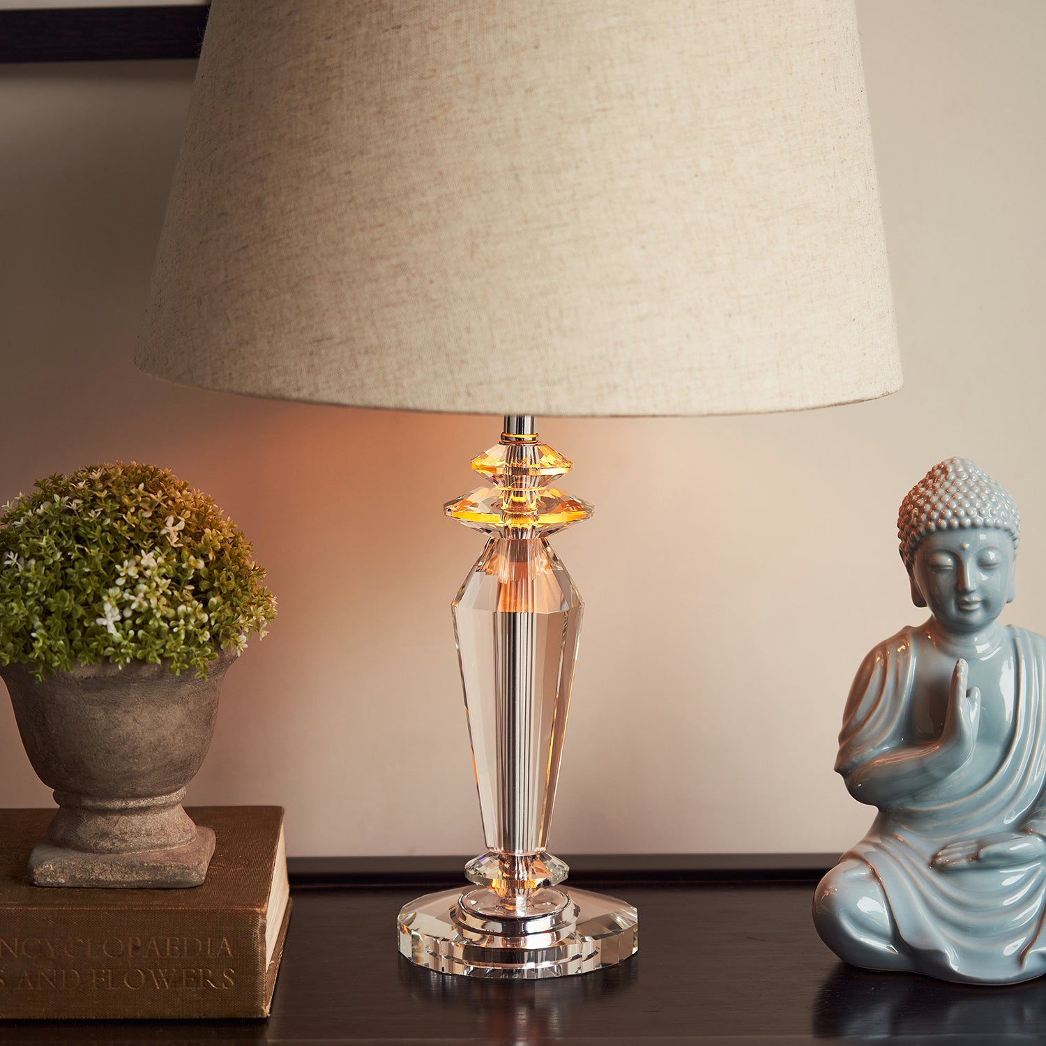 Next crystal table deals lamp