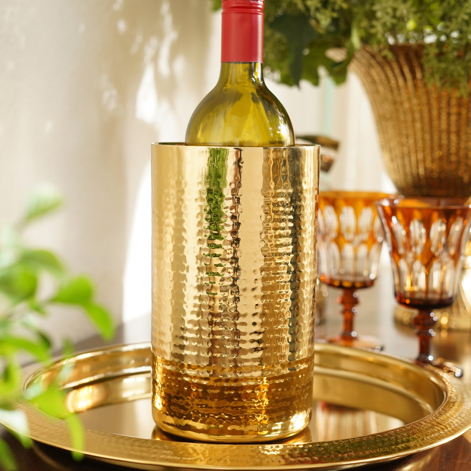 Gold 2024 wine cooler