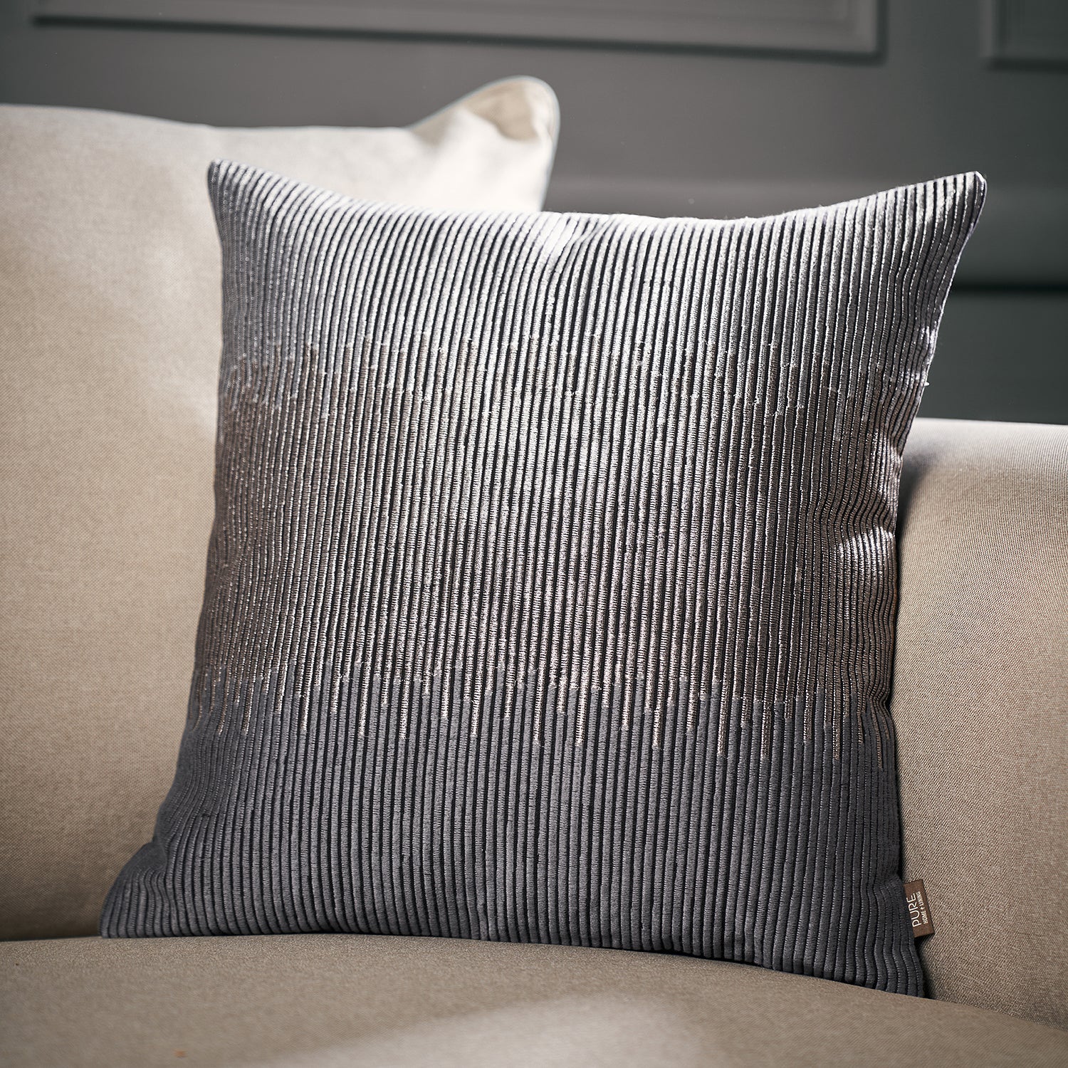 Grey ombre cushion hotsell