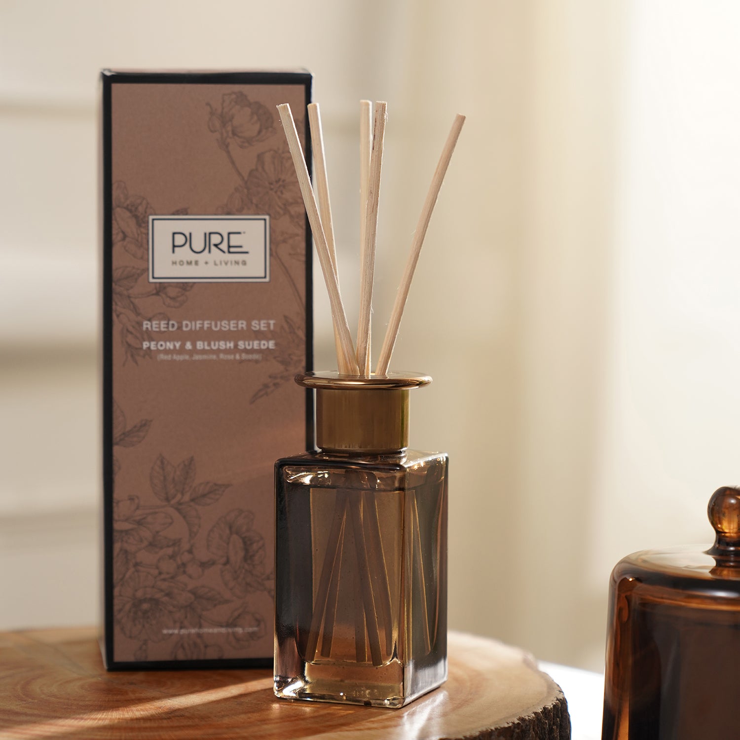 Peony and blush suede diffuser new arrivals