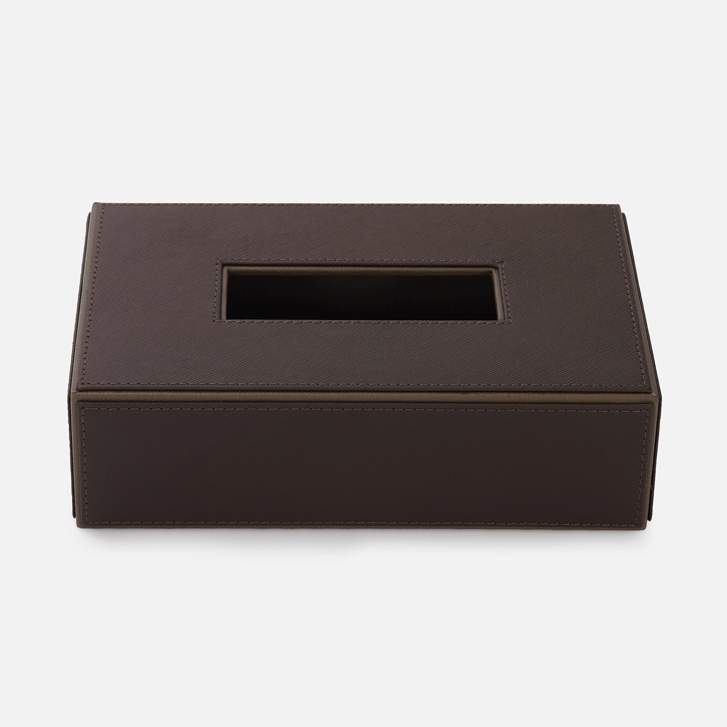 Shop Dark Brown Faux Leather Tissue Box - at Best Price Online in India