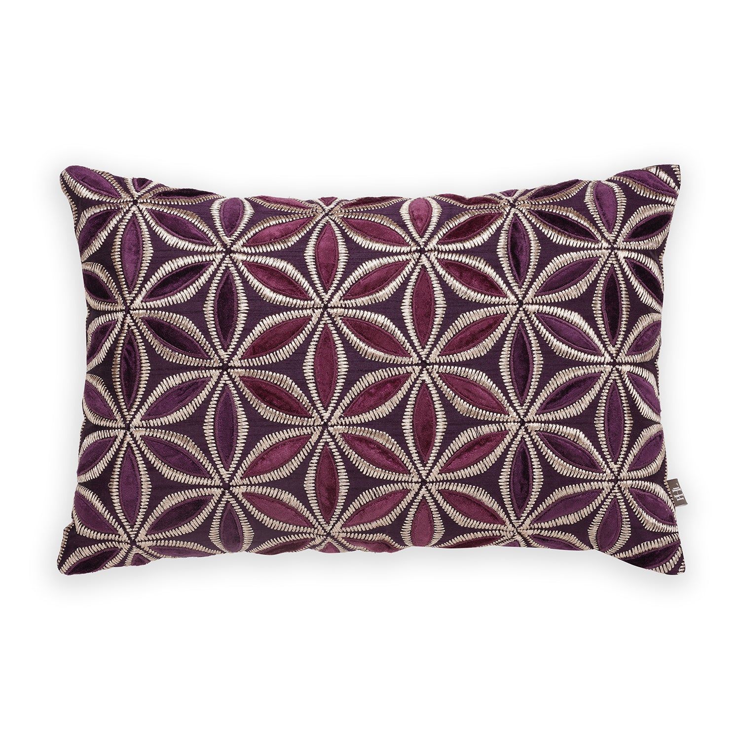 Purple rectangle cushion best sale