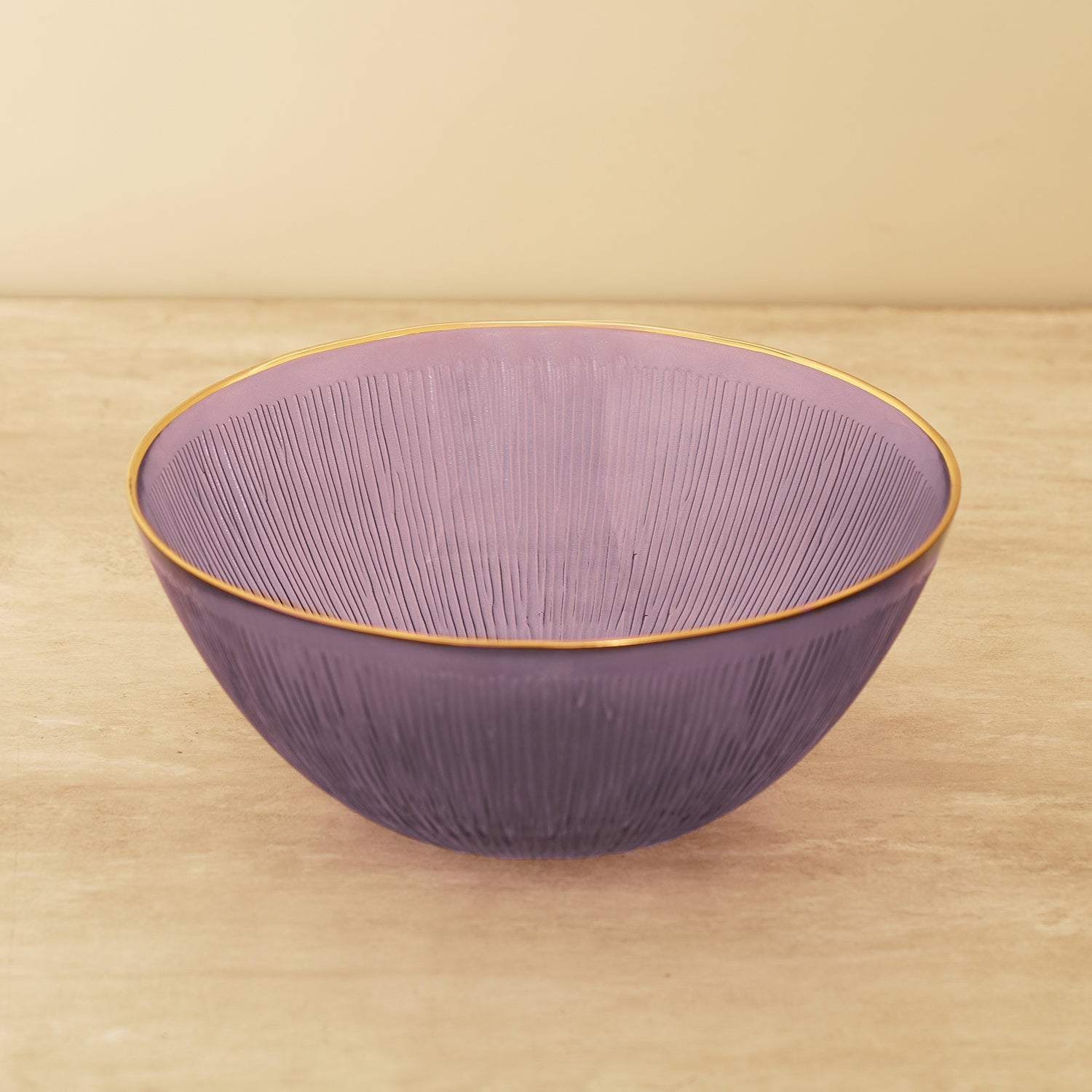 Shop Purple Radial Glass Serving Bowl at Best Price Online in India