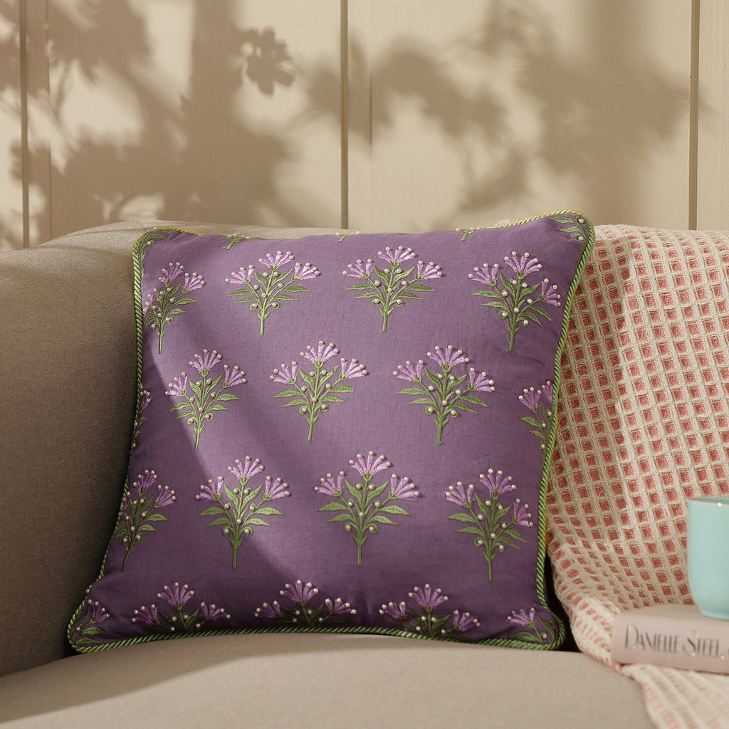 Lavender cushion covers hotsell